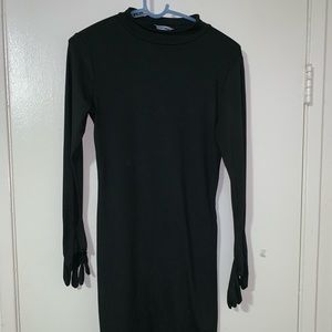 Fashion Nova Mini Dress With Gloves